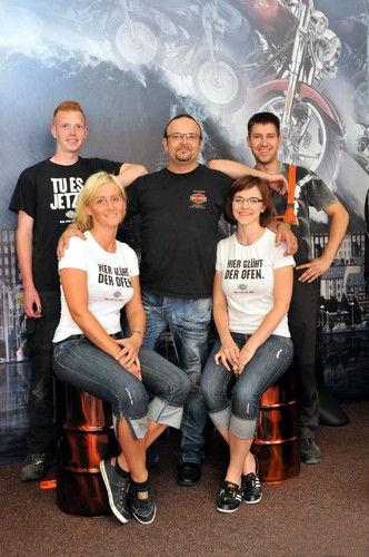 Das Team von Harley-Davidson Rostock.