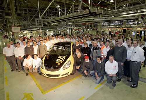 Das Werk Eisenach feierte 2010 den zweieinhablbmillionsten Corsa.