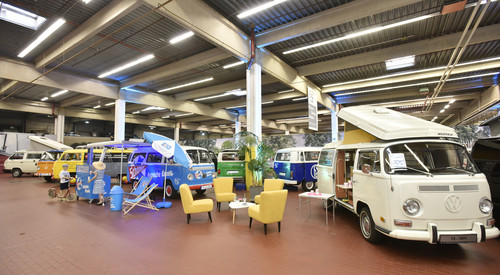 Dauerausstellung „Bulli Klassik Tour“ von Volkswagen in Hannover.