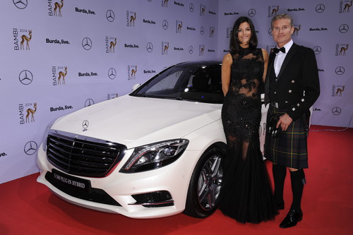 David Coulthard und Frau Karen Minier bei der Bambi-Verleihung. 