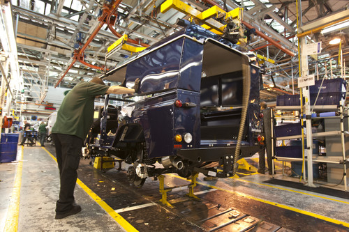 Defender-Produktion im Land-Rover-Werk Solihull.