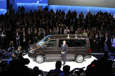 Der aktuelle Multivan von Volkswagen Nutzfahrzeuge