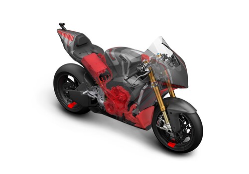Der Antrieb der Ducati Moto E.