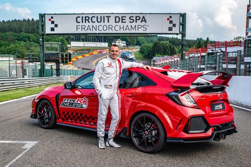 Der ehemalige WTC-Gewinner Bertrand Baguette hat mit dem Honda Civic Type R in Spa-Francorchamps einen neuen Rundenrekord für Serienfahrzeuge aufgestellt.