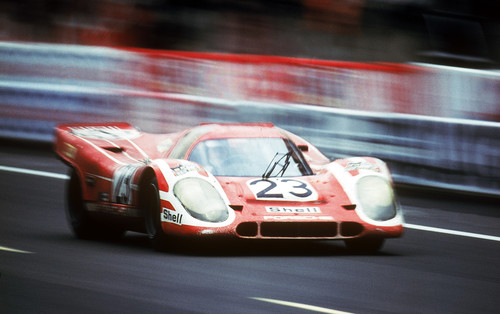 Der erste Sieg in Le-Mans: Porsche 917 KH im Jahr 1970. 