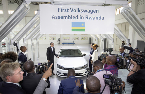 Der erste VW „Made in Rwanda“.