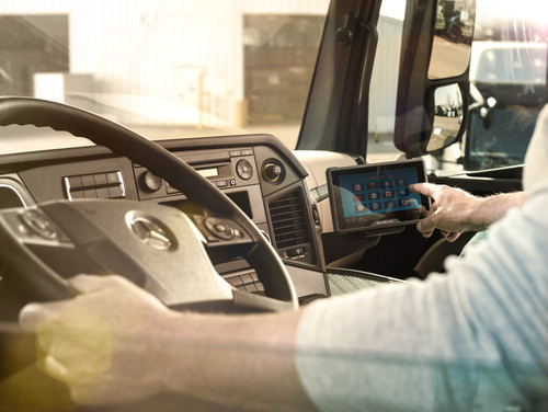 Der Fleetboard-Store von Daimler bietet Apps für Lkw-Fahrer.