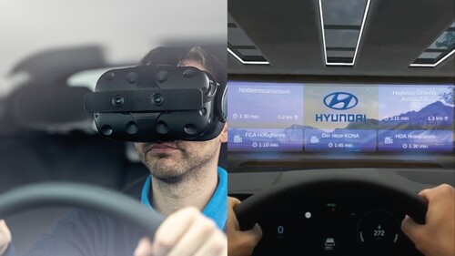 Der Hyundai-Berater bietet im Online-Showroom der Marke virtuelle Probefahrten an.