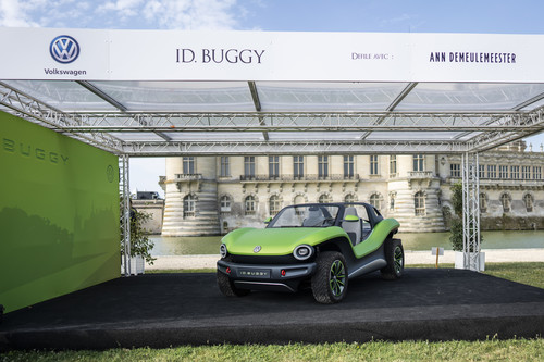 Der ID Buggy von Volkswagen gewann den Publikumspreis in Chantilly 2019.