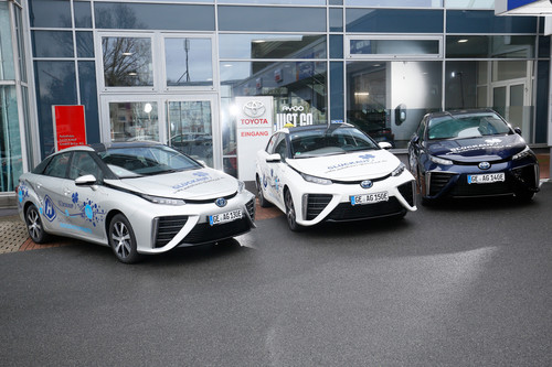 Der Mobilitätsdienst des Toyota-Autohauses Glückauf im Ruhrgebiet hat seine Flotte um drei Mirai erweitert.