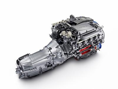 Der neue AMG V8-Sportmotor.