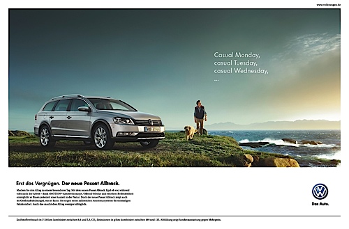 Der neue Passat Alltrack: Volkswagen Kampagne.