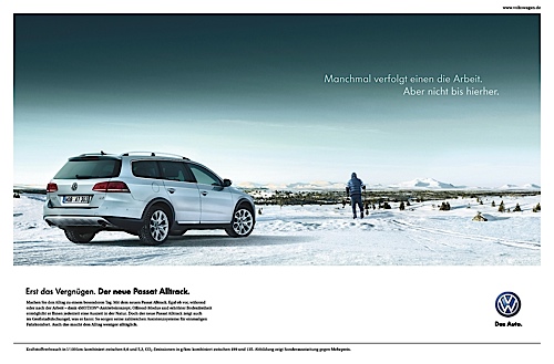 Der neue Passat Alltrack: Volkswagen Kampagne.