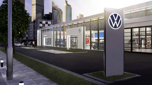 Der neue Volkswagen-Look: Handelspartner.