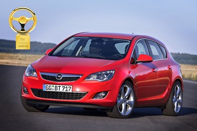 Der Opel Astra erhielt das Goldene Lenkrad in der Kompaktklasse.