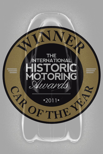 Der Porsche Typ 64 „Berlin-Rom-Wagen“ ist bei den International Historic Motoring Awards 2011 in London zum „Car of the Year“ gekürt worden.
