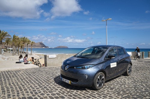 Der Renault Zoe ist Teil des Projekts „Smart Fossil Free Island” auf Porto Santo.