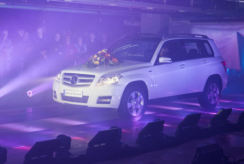 Der sechsmillionste Mercedes-Benz aus Bremen: ein GLK 220 CDI Blue Efficiency.