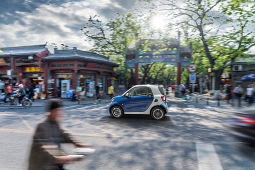 Der Smart Fortwo 2014 in Peking,