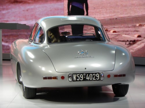 Der zweite Prototyp des Mercedes-Benz SL von 1951 als Gast bei der Premiere des neuen SL.
