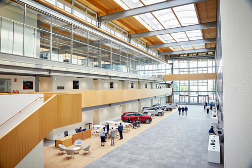 Design- und Entwicklungszentrum von Jaguar Land Rover in Gaydon.