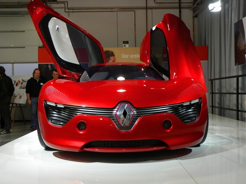 Design-Zukunft bei Renault: Renault Dezir von 2010, ein Elektrosportwagen.
