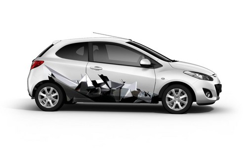 Designentwurf: Mazda2 Origami.