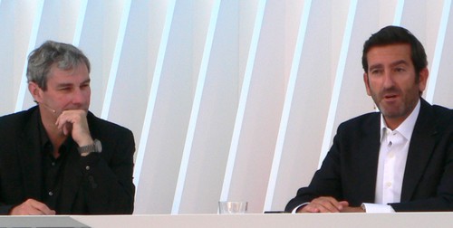 Designer-Gipfel in Martortell: Luc Donkerwolke und Alejandro Mesonero (von links).