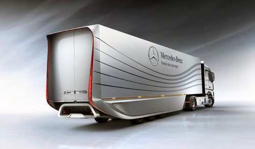 Designstudie „Aero-Trailer“ von Mercedes-Benz.