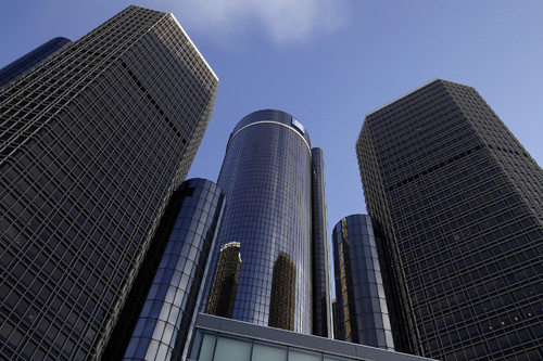 Detroit: General Motors-Hauptquartier Renaissance-Center.
