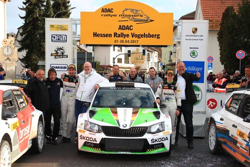 Deutsche Rallyemeisterschaft 2017: Heimsieg für Skoda und späterer Punkteabzug bei der ADAC-Hessen-Rallye Vogelsberg.