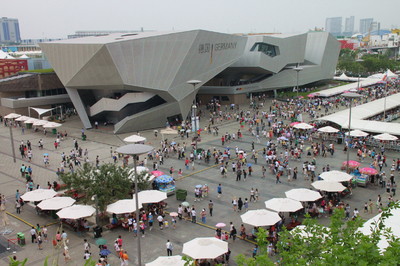 Deutscher Expo-Pavillon in Shanghai.