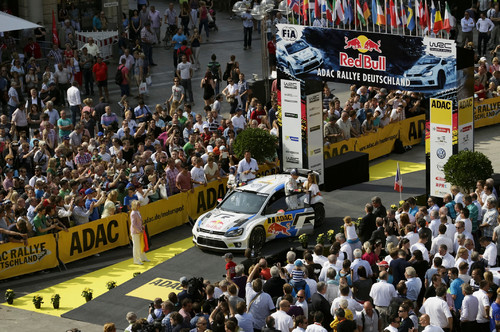 Deutschland-Rallye 2013:Jari-Matti Latvala im Polo R WRC.