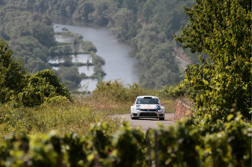 Deutschland-Rallye 2013:Jari-Matti Latvala im Polo R WRC.