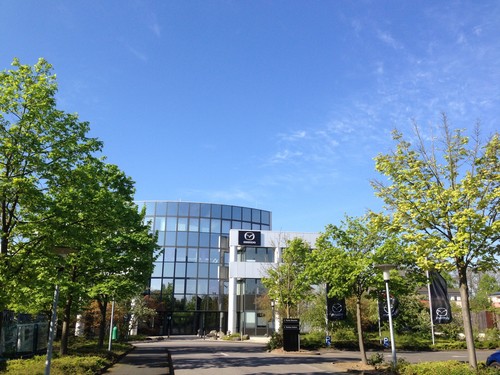 Deutschland- und Europa-Zentrale von Mazda in Leverkusen.