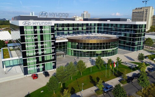 Deutschland- und Europazentrale von Hyundai in Offenbach.