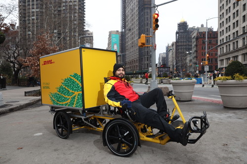 DHL Cubicycle. 