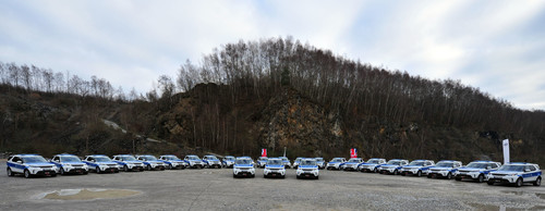 Die Bundespolizei hat im Land-Rover-Experience-Center in Wülfrath 40 von insgesamt 80 Discovery übernommen.