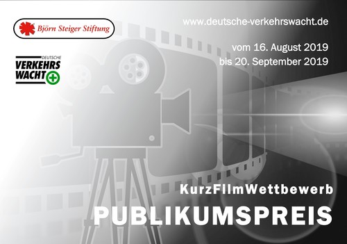 Die Deutsche Verkehrswacht und die Björn-Steiger-Stiftung stellen die fünf Finalbeiträge ihres Videowettbewerbs zur Abstimmung. 