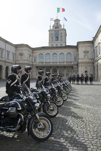 Die Ehrengarde des italienischen Staatspräsidenten erhielt 20 Moto Guzzi California 1400.