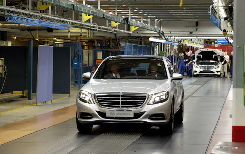 Die erste neue Mercedes-Benz S-Klasse.
