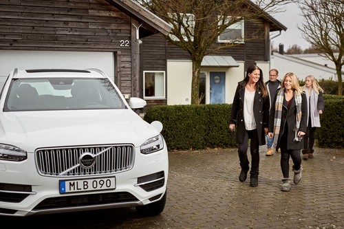 Die Familie Hain nimmt am „Drive Me“-Projekt von Volvo teil.