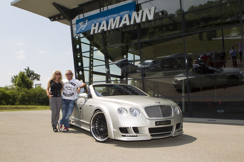 Die Geissens holen ihren Bentley Continental GTC bei Hamann Motorsport ab.