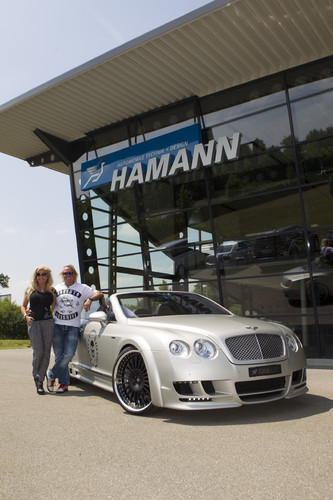 Die Geissens holen ihren Bentley Continental GTC bei Hamann Motorsport ab.