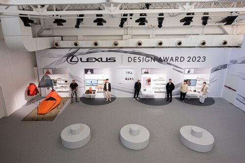 Die Gewinner des Lexus Design Award 2023 mit ihren Prototypen.