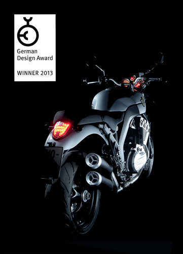 Die Horex VR6 Roadster erhielt den „German Design Award 2013“.