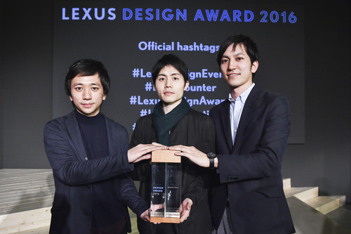 Die japanische Design-Trio AMAM gewann den „Lexus Design Award 2016“.