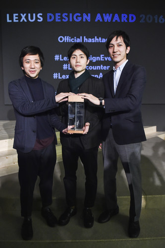 Die japanische Design-Trio AMAM gewann den „Lexus Design Award 2016“.