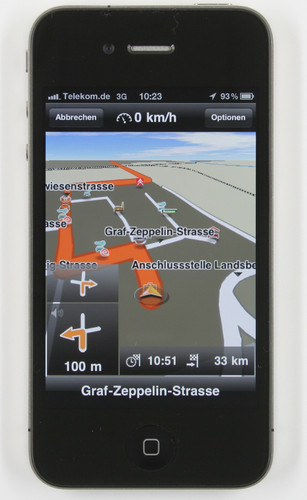 Die Navigationssoftware MN 7 von Navigon hat im ADAC-Test auf dem iPhone 4 die Bestnote „gut“ (1,7) erhalten.