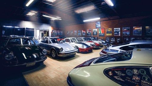 Die Porsche-Sammlung von Magnus Walker.
